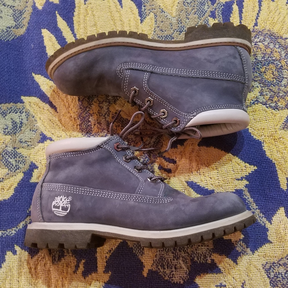 Blue Timberland Boots